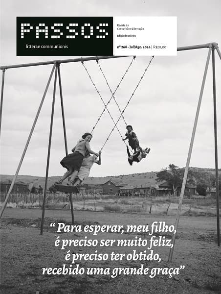 Capa da edição "Para esperar meu filho, é preciso ser muito feliz, é preciso ter obtido uma grande graça"
